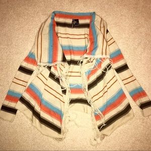 Fringe cardigan